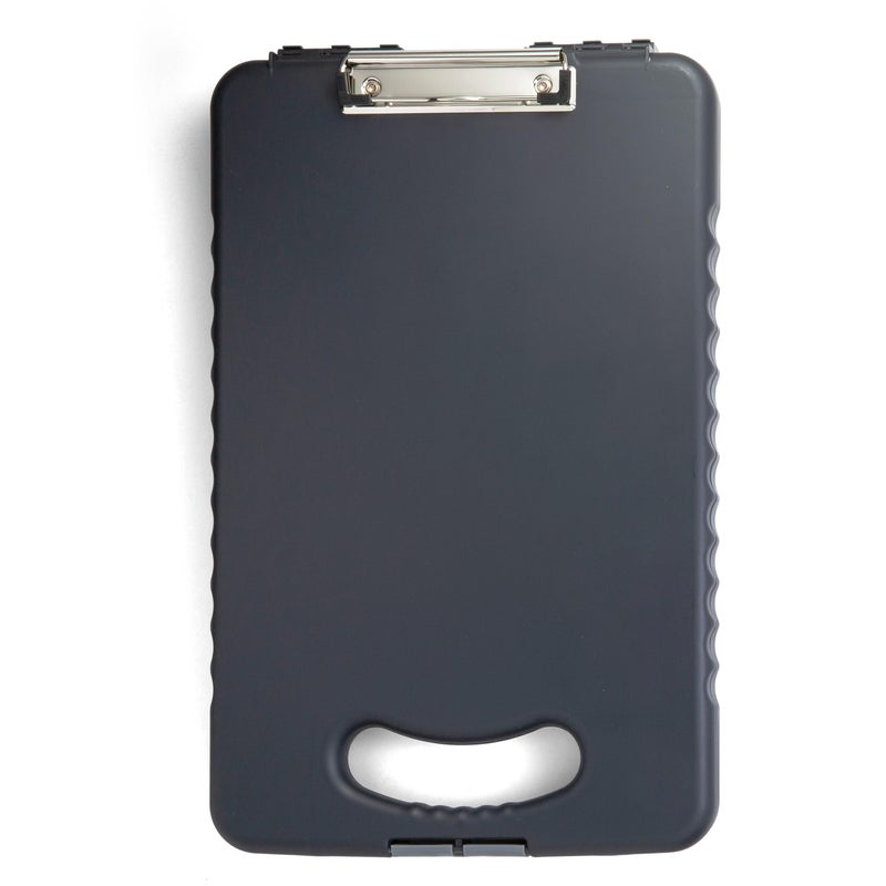 OfficemateÂ® OIC Tablet Clipboard Case, 16 1/10"H x 10 1/5"W x 1 3/10"D, Charcoal - Image 1